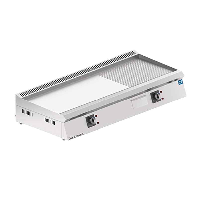 Seamac EPD120 Özel Seri Yarı Oluklu Sac Izgara, 120 cm, Elektrikli - 1