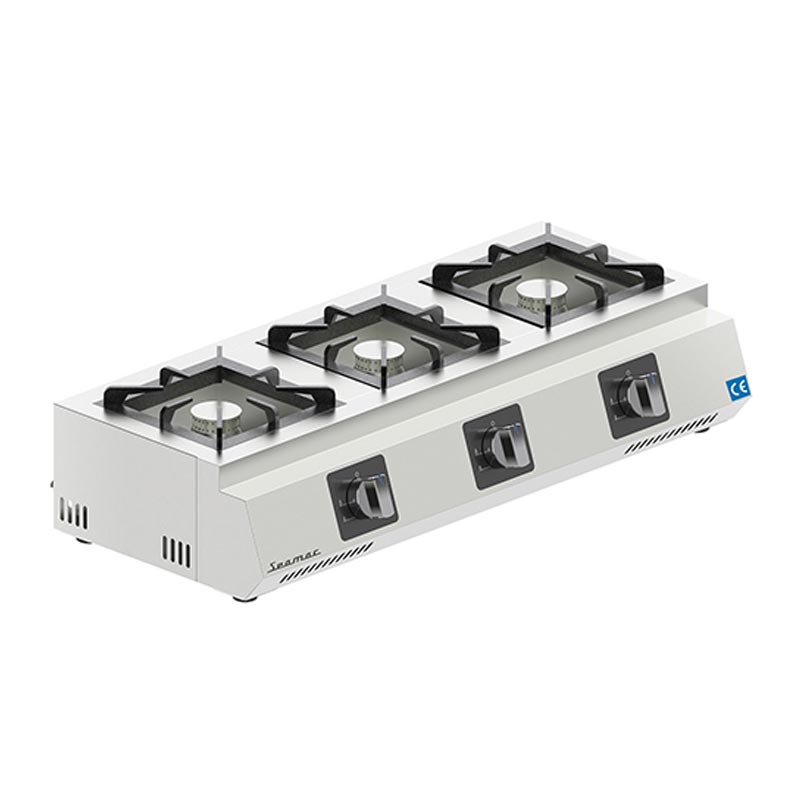 Seamac OG3.LPG Üçlü Set Üstü Ocak, 20x20 cm - 1