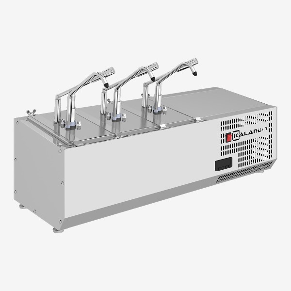 Kalando - Kalando GKD-021 3x GN 1/4 EU 3'lü Benmari Isıtmalı Sos Pompası Dijital Termostatlı