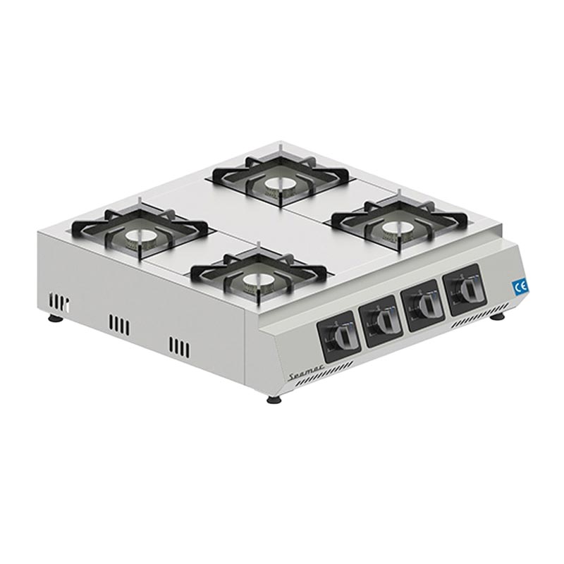 Seamac OG4 Dört Gözlü Set Üstü Ocak, 20x20 cm, LPG li - 1