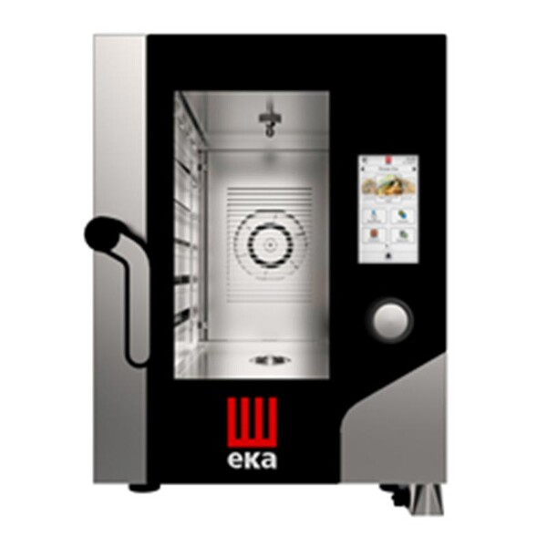 Eka - 6 Adet Gn 1/1 Elektrikli Kompakt Boylerli Kombi Fırın Dokunmatik Kontrol Eka - 6 Adet Gn 1/1 Elektrikli Kompakt Boylerli Kombi Fırın Dokunmatik Kontrol