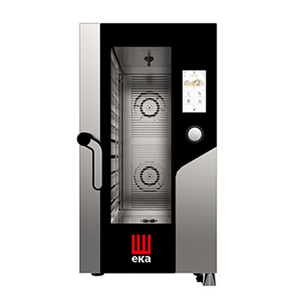 Eka - 6 Adet Gn 10/1 Elektrikli Kompakt Konvekyion Fırın Dokunmatik Kontrol