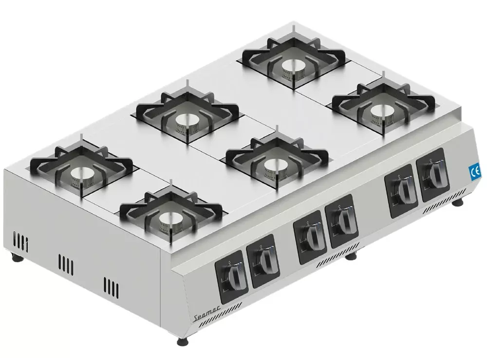 Seamac 6 Lı Set Üstü Ocak Gazlı OG6