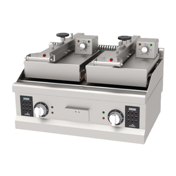 Atalay - Atalay ACIE-02S Çiftli Clam Grill Izgara, Elektrikli
