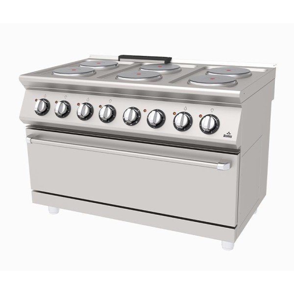 Atalay - Atalay AEK-1273 730 Seri 6 Ocaklı Kuzine, 120x73x85 cm, Elektrikli