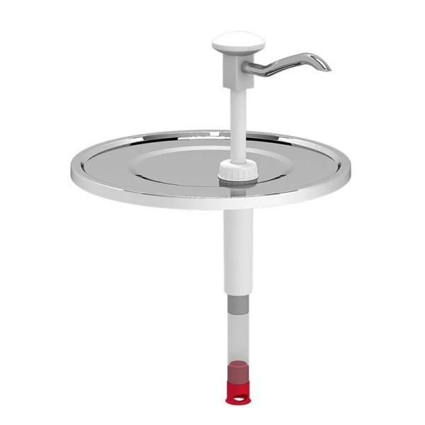 Kalando KD-016 Basmalı Sos Pompa Ünitesi, 10 Litrelik Hazne İle Uyumlu, Beyaz 