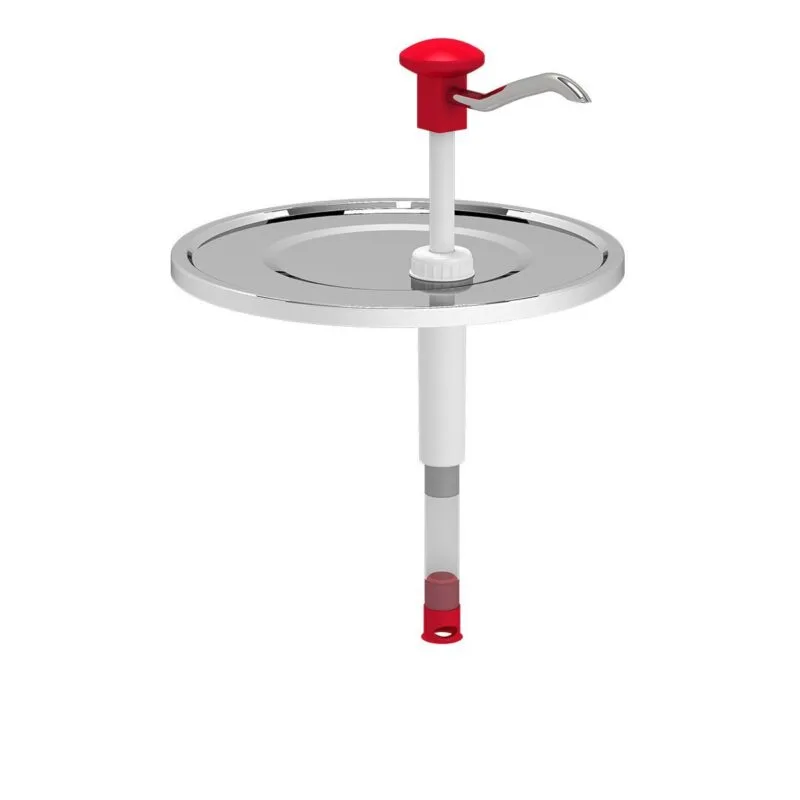 Kalando KD-016 Basmalı Sos Pompa Ünitesi, 10 Litrelik Hazne İle Uyumlu, Kırmızı