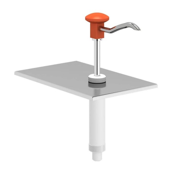 Kalando KD-002 ORANGE 1/4-A Basmalı Sos Pompa Ünitesi, Turuncu, GN 1/4 - 200 Konteynır Uyumlu