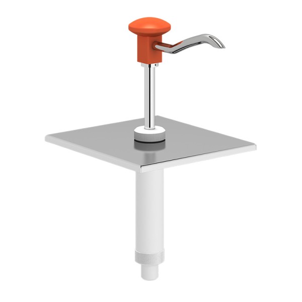 Kalando KD-002 ORANGE 1/3 Basmalı Sos Pompasi, Turuncu, GN 1/3 - 200 Konteynır