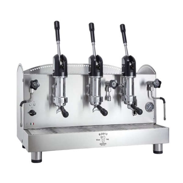 Bezzera - Bezzera B2013 AL Pistonlu Espresso Kahve Makinesi, 3 Gruplu