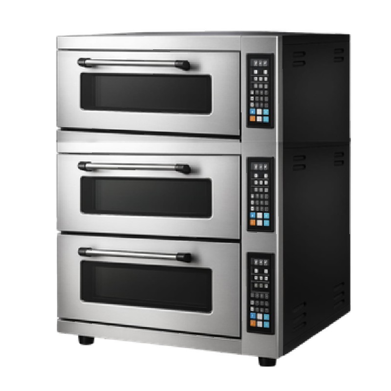 By Kitchen DPO-503 24 cm x 12 Pizza Kapasiteli 3 Katlı Pizza Fırını, Elektrikli - 1