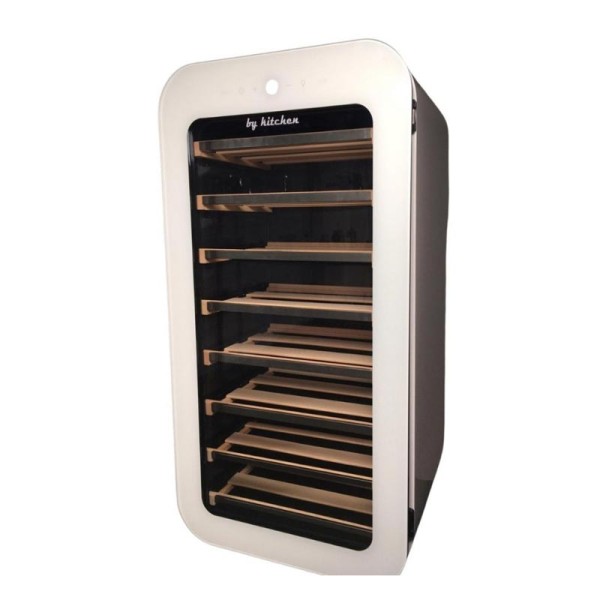 By Kitchen - By Kitchen WC-22W1 Kayar Raflı Şarap Dolabı, Beyaz