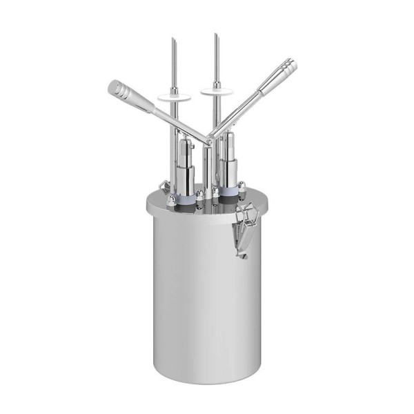 Çift Kollu Sos Pompasi, Çift Enjekte Dolum İğneli, Paslanmaz Çelik Hazne, 4,5 L