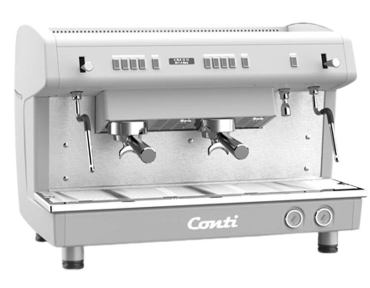Conti Monaco X-ONE TCI Evo Tam Otomatik Espresso Makinesi, 2 Gruplu, Beyaz - 1