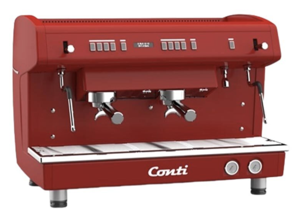Conti Monaco - Conti Monaco X-ONE TCI Evo Tam Otomatik Espresso Makinesi, 2 Gruplu, Kırmızı