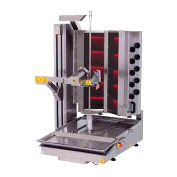 Atalay - Döner Robotu, Elektrikli, Geniş Kesim, 5x2 Radyanlı