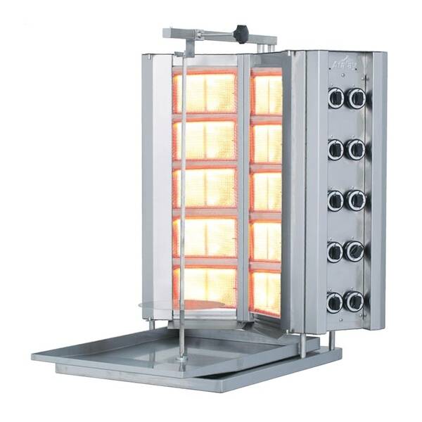 Döner Ocağı, 5x2 Radyanlı, Gazlı, Sabit - 5