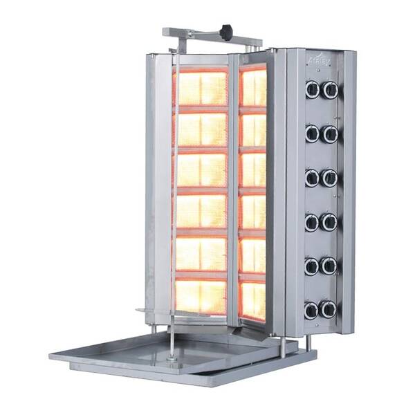 Döner Ocağı, 6x2 Radyanlı, Gazlı, Sabit - 2