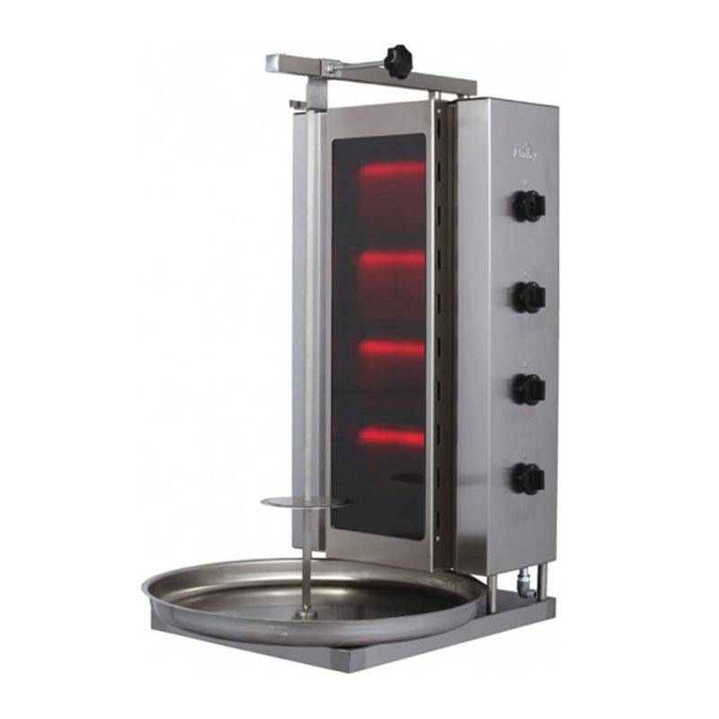 Döner Ocağı, 4 Radyanlı, Gazlı, Üstten Motorlu, Camlı - 1