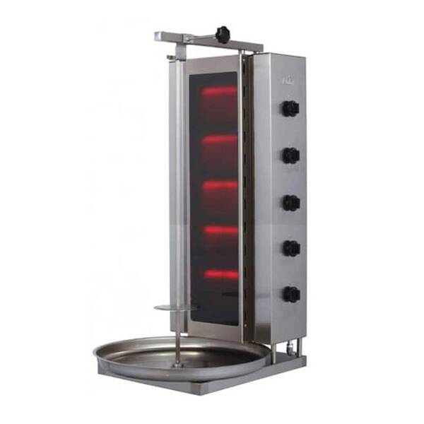 Döner Ocağı, 5 Gözlü, Gazlı, Üstten Motorlu, Camlı - 5