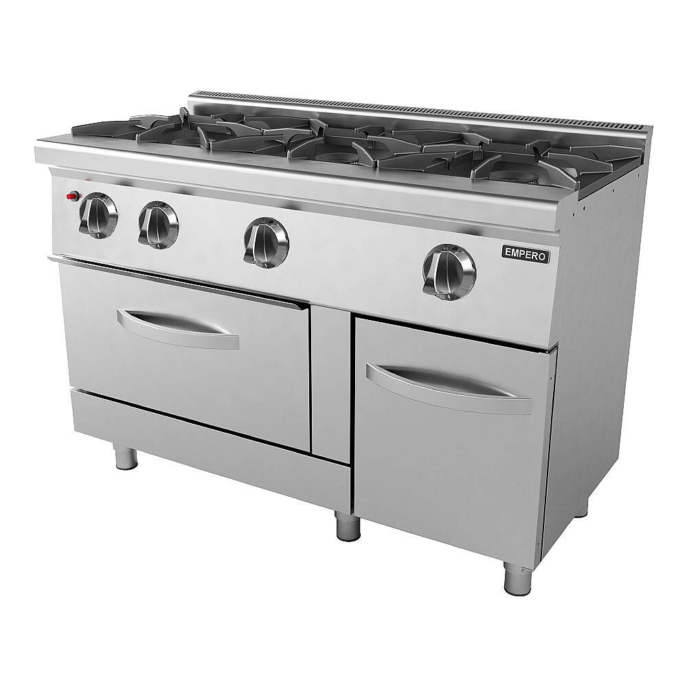 Empero EMP.6KG031 Gazlı Ocak 3 Brülörlü-Kuzineli - 1