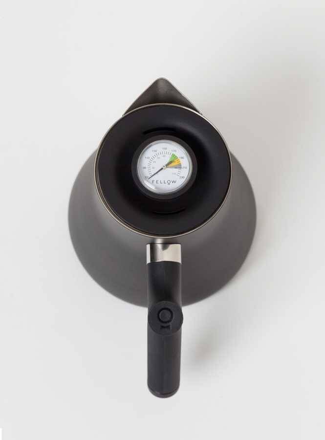 Fellow Raven Tea Kettle, Isı Göstergeli Çay Demleme ve Servis Cihazı, Mat Siyah - 3