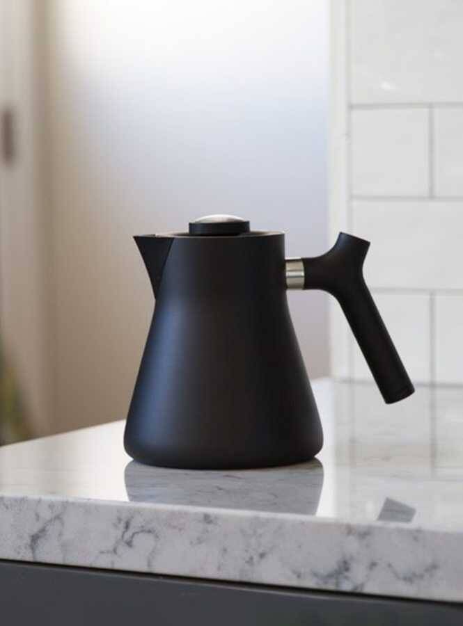 Fellow Raven Tea Kettle, Isı Göstergeli Çay Demleme ve Servis Cihazı, Mat Siyah - 4