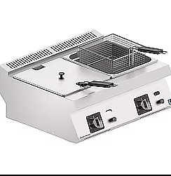 Seamac FRG16 Çift Kapaklı Fritöz, 8+8 L, Gazlı - 1