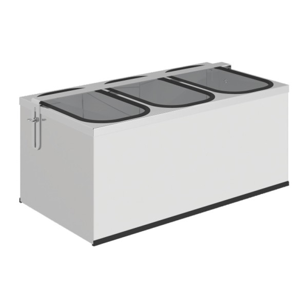 Kalando - Gastronorm Kollu Sos Pompası, GN 1/4 - 200 Konteynır / 3'lü Stant