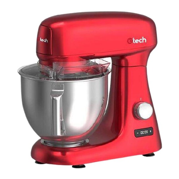 Gtech - Gtech EF708-S Professional Krom Set Üstü Mikser, 4.8 L, Kırmızı Gtech - Gtech EF708-S Professional Krom Set Üstü Mikser, 4.8 L, Kırmızı