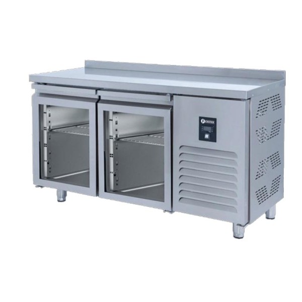 Iceinox - Iceinox CTS 275 UG Tezgah Tip Snack Buzdolabı, 2 Cam Kapılı
