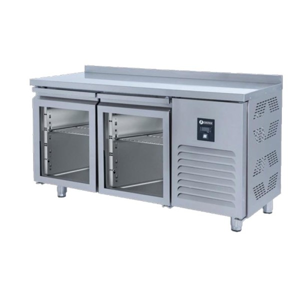 Iceinox - Iceinox CTS 330 UG Tezgah Tip GN Buzdolabı, 2 Cam Kapılı