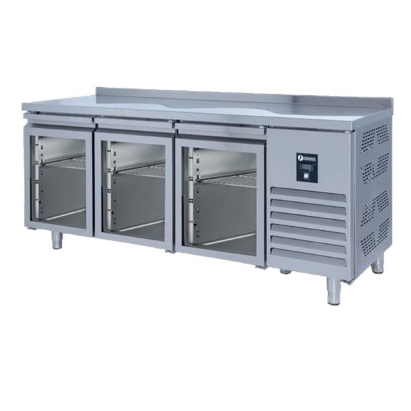Iceinox - Iceinox CTS 440 CR UG Tezgah Tip Snack Buzdolabı, 3 Cam Kapılı