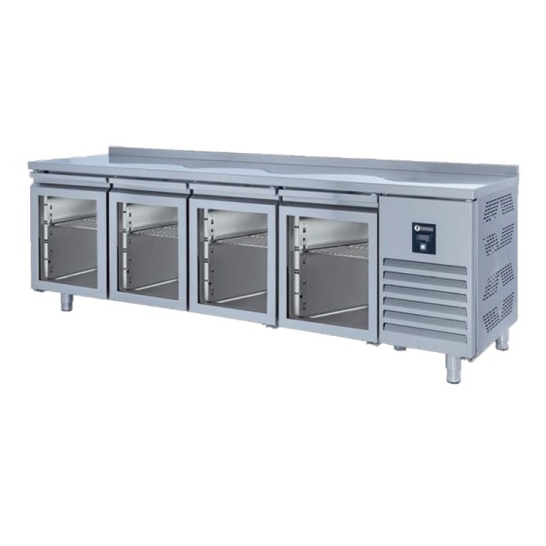 Iceinox - Iceinox CTS 560 CR UG Tezgah Tip Snack Buzdolabı, 4 Cam Kapılı