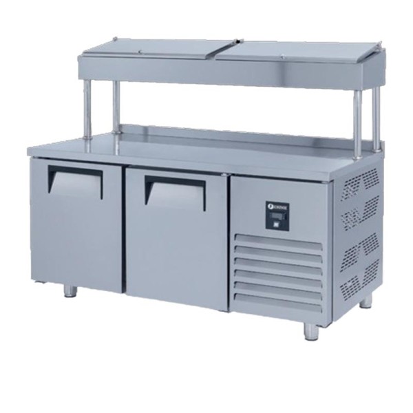 Iceinox - Iceinox PTS H 275 CR Make Up Yüksek Buzdolabı, 2 Kapılı