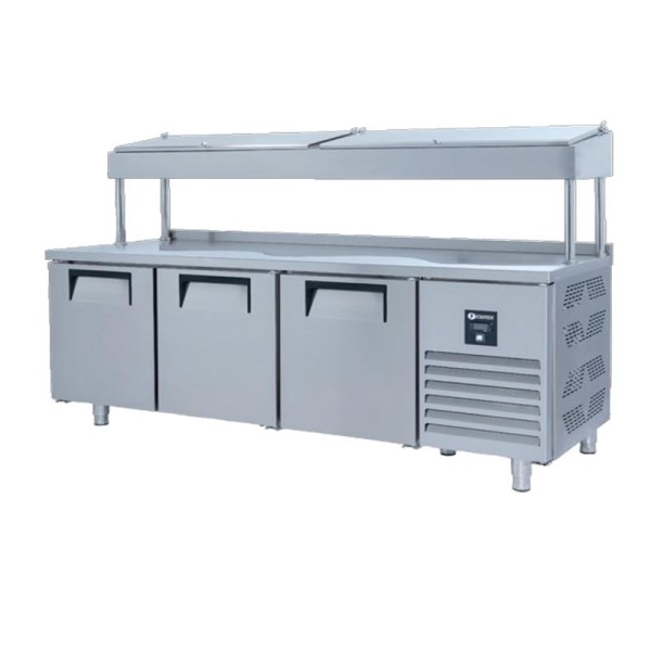 Iceinox - Iceinox PTS H 440 Make Up Yüksek Buzdolabı, 3 Kapılı