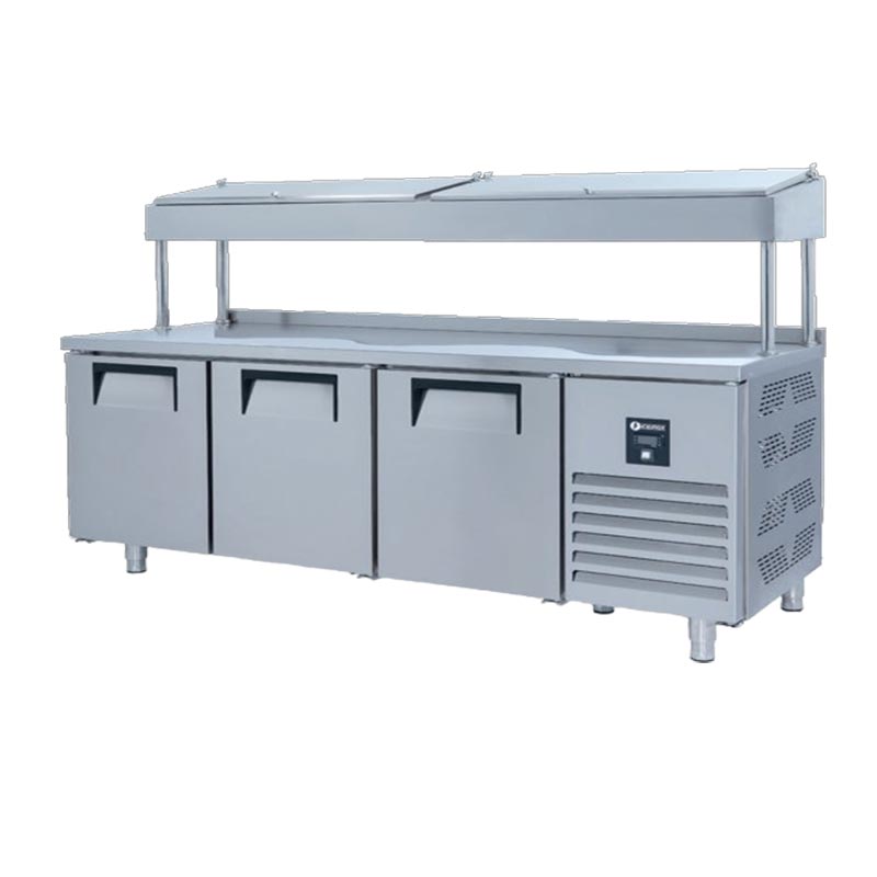 Iceinox PTS H 515 CR Make Up Yüksek Buzdolabı, 3 Kapılı - 1