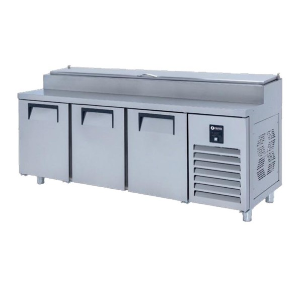 Iceinox - Iceinox PTS L 515 Make Up Kısa Buzdolabı, 3 Kapılı