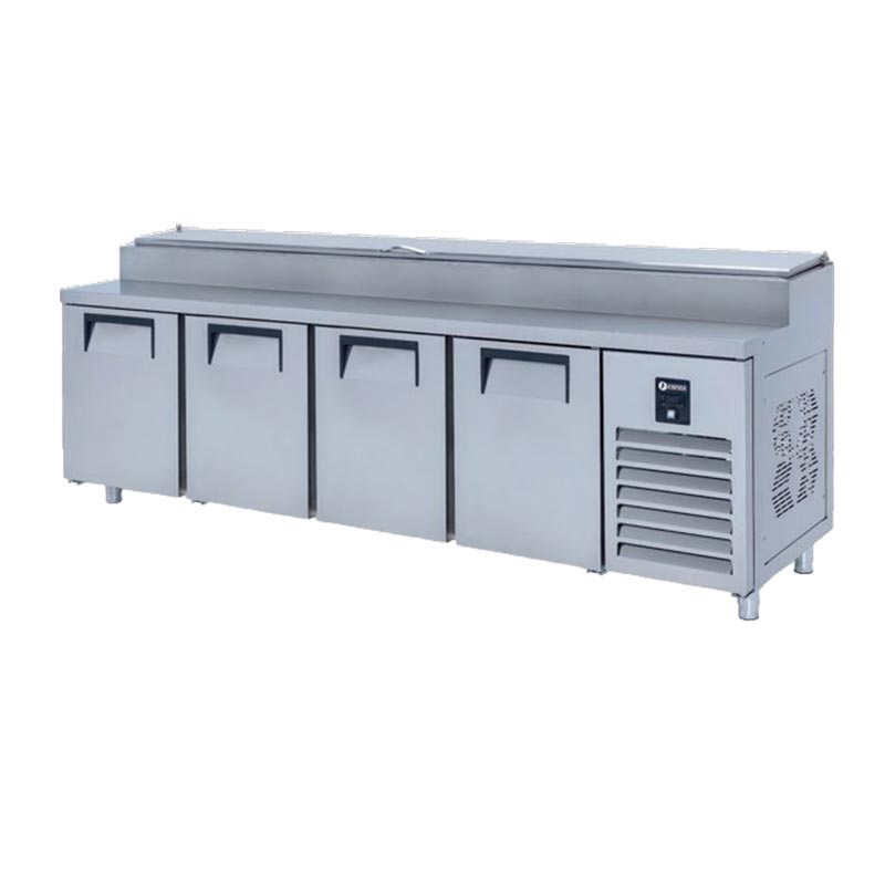 Iceinox PTS L 650 Make Up Kısa Buzdolabı, 4 Kapılı - 1