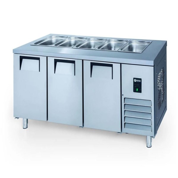 Iceinox - Iceinox STS 515 CR Servis Tip 3 Kapılı Buzdolabı