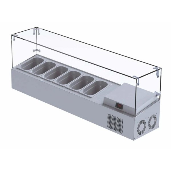 Iceinox - Iceinox VTP 150 GL Set Üstü Camlı Saladbar