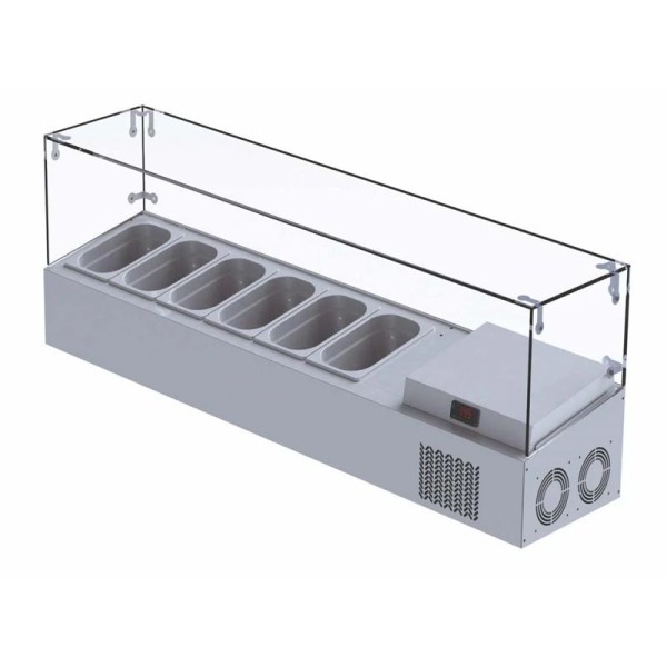 Iceinox - Iceinox VTP 178 GL Set Üstü Camlı Saladbar