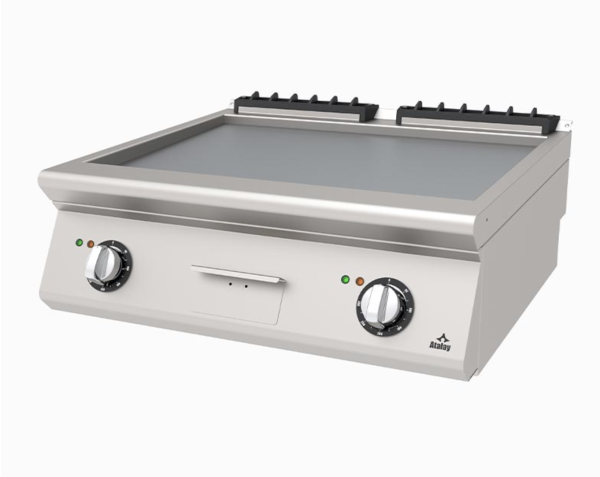 Atalay - Atalay 730 Seri Set Üstü Düz Pleyt Izgara, 80x73x30 cm, Elektrikli