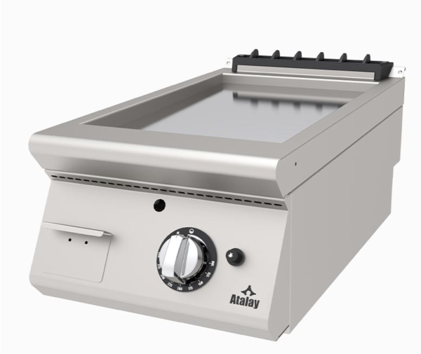 Atalay - Atalay 730 Seri Set Üstü Nervürlü Izgara, 40x73x30 cm, Krom, LPG'li