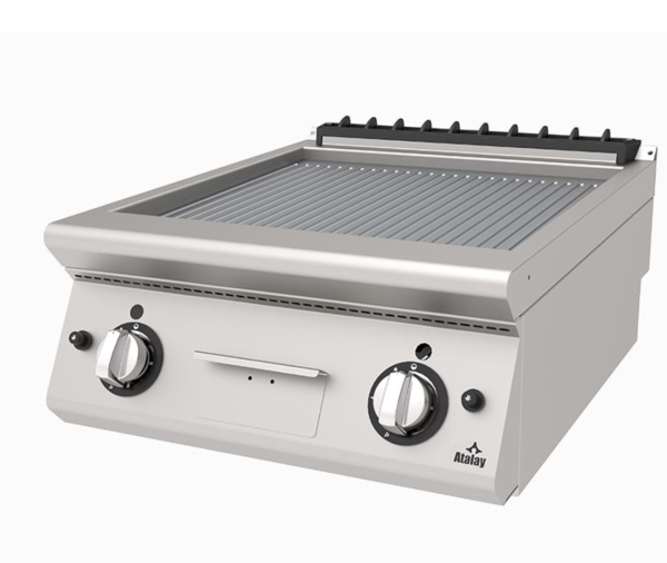Atalay - Atalay 730 Seri Set Üstü Nervürlü Izgara, 60x73x30 cm, Doğalgazlı