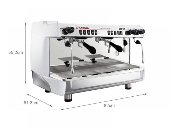 E98 UP A/2 Otomatik Espresso Kahve Makinesi 2 Gruplu Tall Cup - Thumbnail