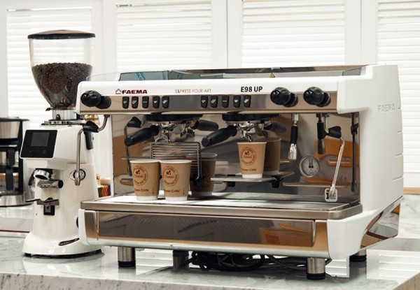 E98 UP A/2 Otomatik Espresso Kahve Makinesi 2 Gruplu Tall Cup - Thumbnail