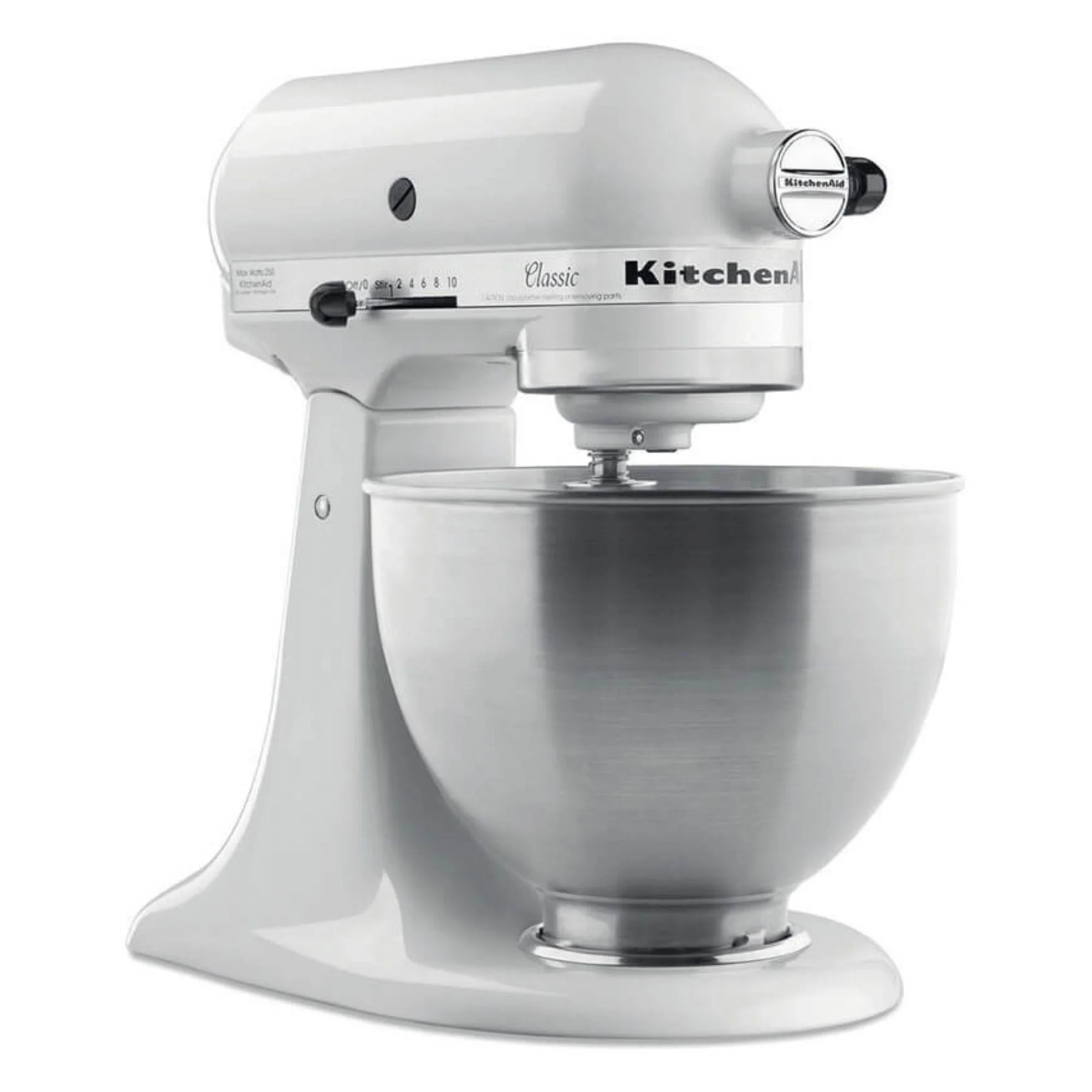 KitchenAid 4,3 Litre Classic Stand Mikser - 5K45SSEWH - Thumbnail
