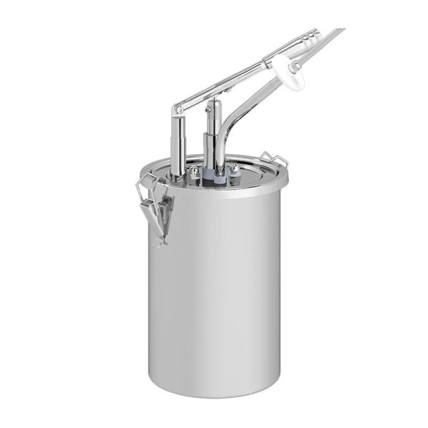 Kalando - Kalando KD-020-4,5 Kollu Sos Pompasi, Açılı Enjekte Dolum İğneli, Paslanmaz Çelik Hazne, 4,5 L