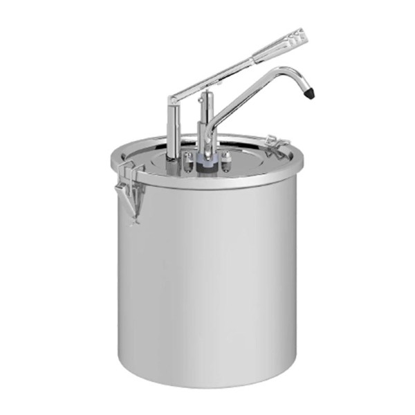 Kalando - Kalando KD-001-4,5 Kollu Sos Pompasi, Paslanmaz Çelik Kilitli Hazne, 4,5 L
